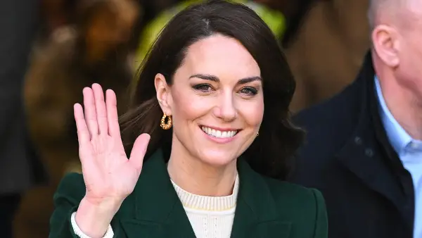 Princess Kate Sweetly Comforts Man Who's 'Nervous' to Take a Rule-Breaking Selfie -044 Catherine Princess of Wales visit to Kirkgate Market, Leeds, UK - 31 Jan 2023