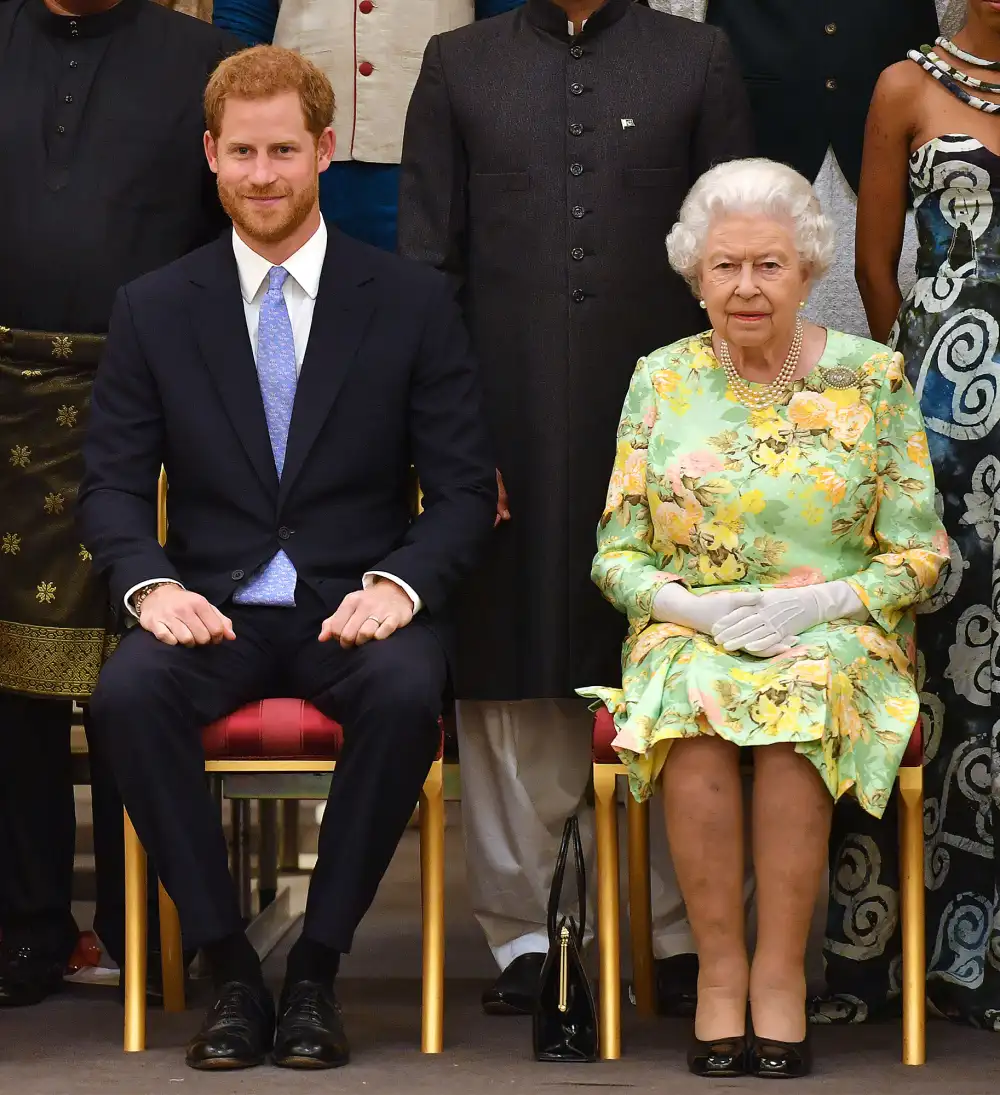 Queen Elizabeth II &lsquo;Probably Would&rsquo;ve Taken Some Action&rsquo; Against Prince Harry After &lsquo;Spare&rsquo; Memoir, Expert Claims - shutterstock_editorial_9728195bk Queen's Young Leaders Awards Ceremony, Buckingham Palace, London, UK - 26 Jun 2018