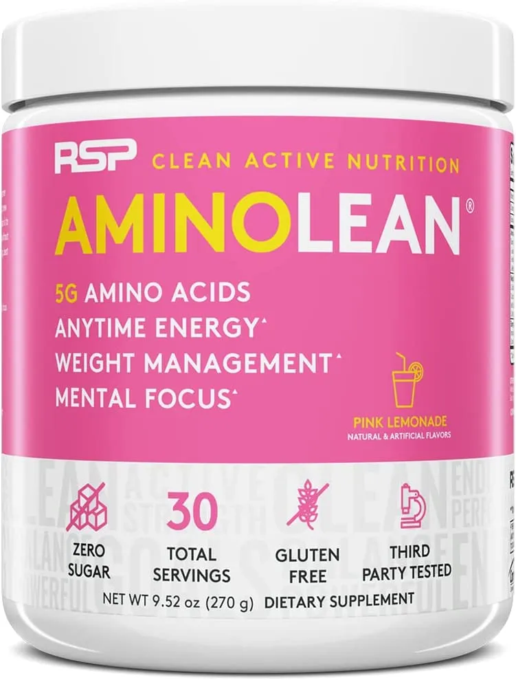 RSP NUTRITION AminoLean Pre Workout Powder