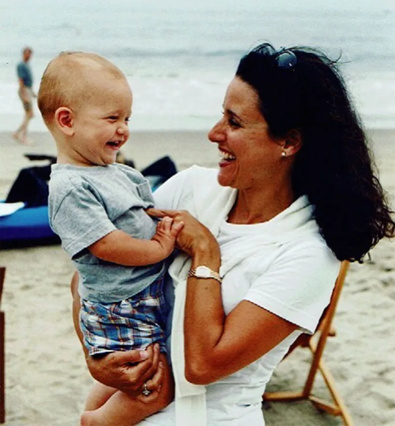 September 2017 Julia Louis-Dreyfus Family Album With Husband Brad Hall and 2 Sons