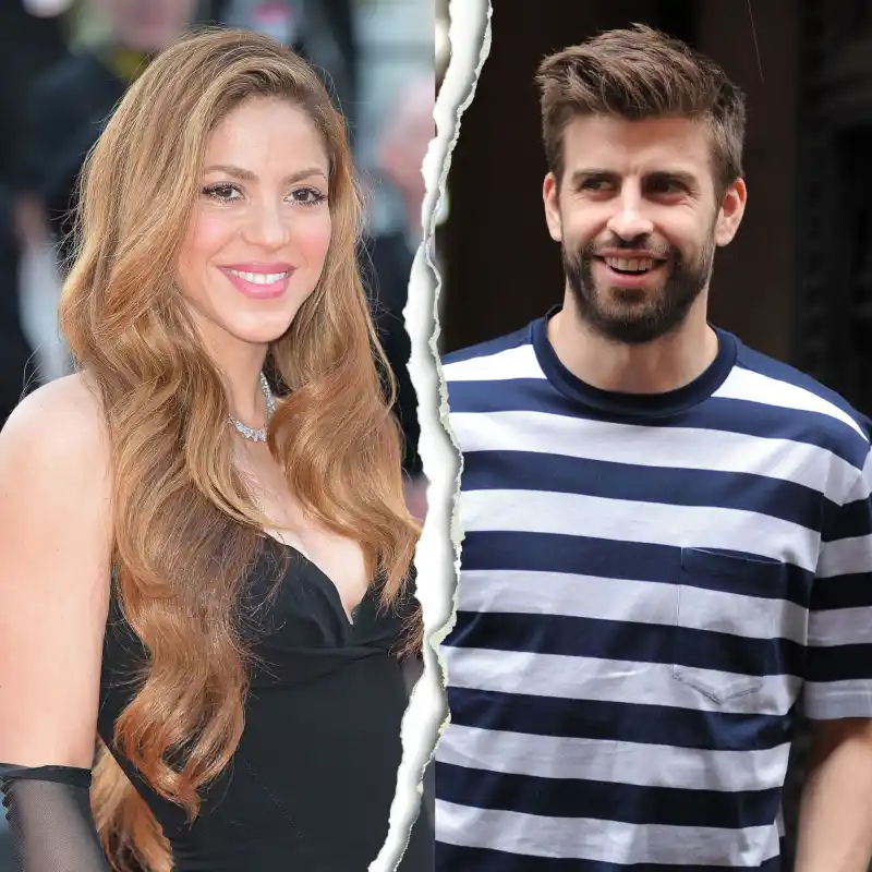 Shakira Shares Cryptic Message After Ex Gerard Pique Goes Public With Clara Chia: ‘Women Don’t Cry Anymore’ striped shirt