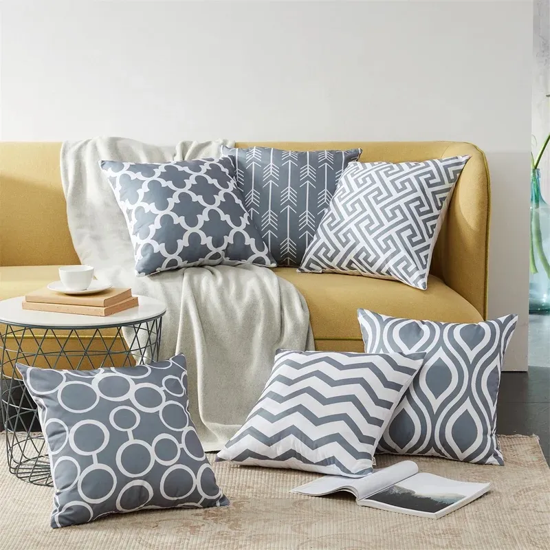 Topfinel Geometric Pillow Cover (Set of 6)