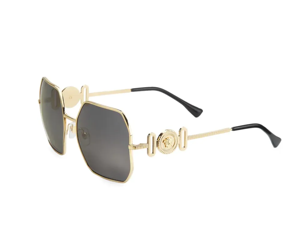 Versace 58MM Geometric Sunglasses