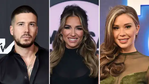Vinny Addresses Claims Jessie James Decker Confirmed He's 'Dating' Gabby green dress