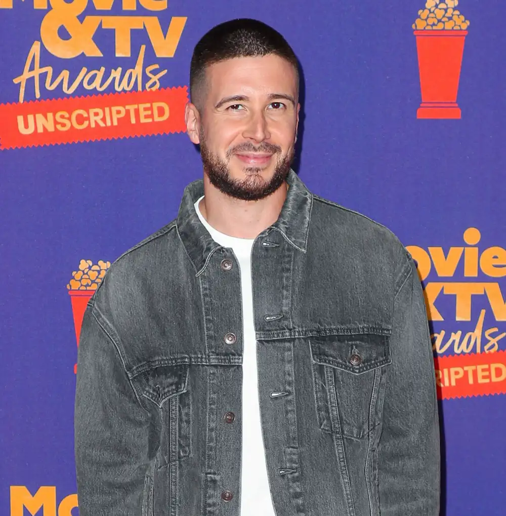 Vinny Guadagnino Says He and Gabby Windey Have &lsquo;Great Chemistry&rsquo;: That&rsquo;s &lsquo;Why We Flirt So Much&rsquo; denim jacket