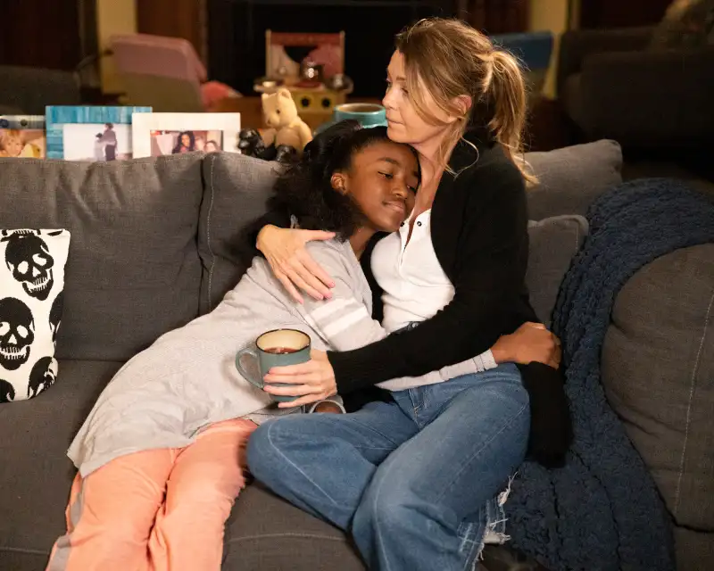 Meredith and Zola on Grey's Anatomy