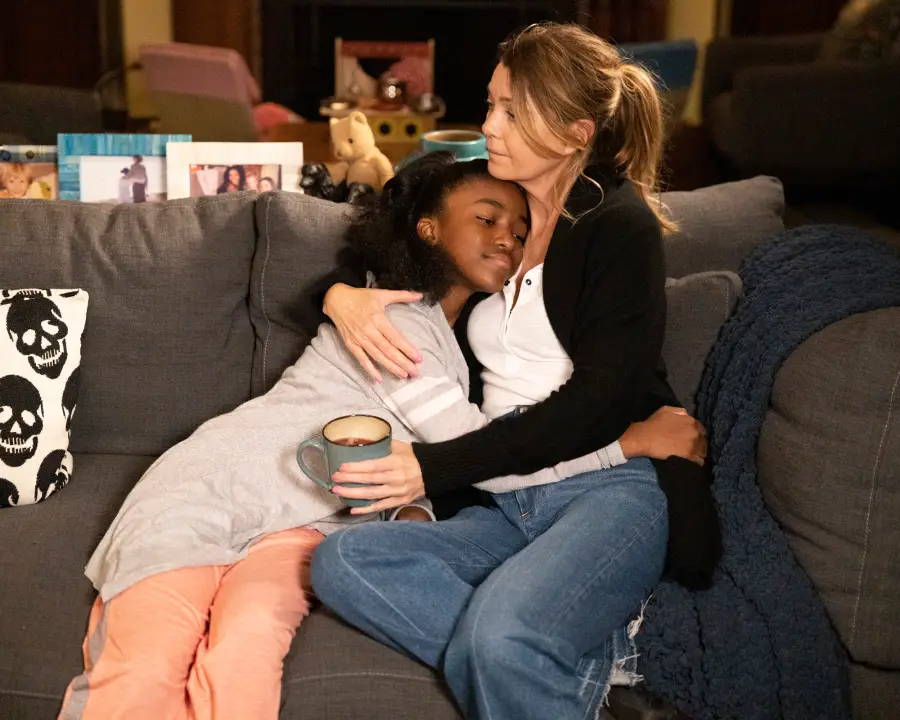 Meredith and Zola on Grey's Anatomy