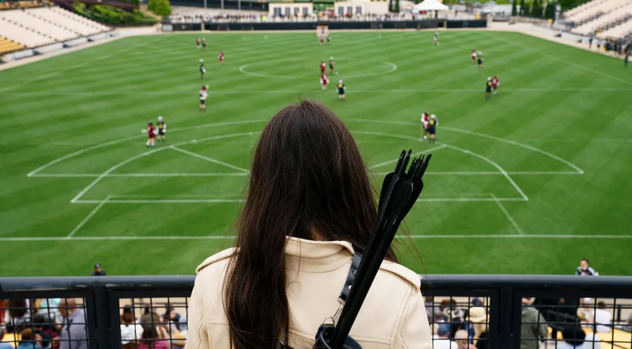 Why was the lacrosse game at a stadium Burning Questions About Teen Wolf The Movie