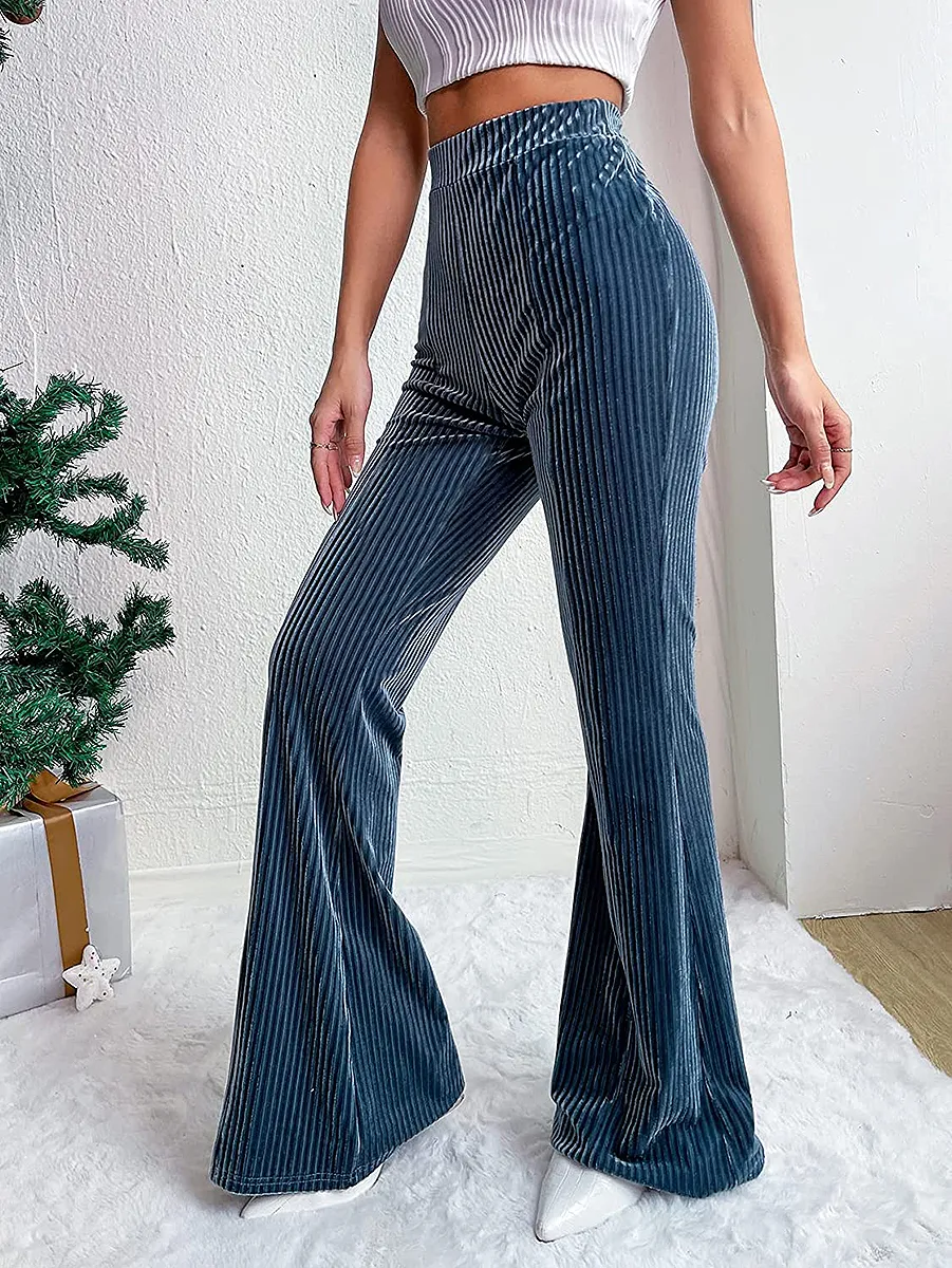 amazon-floerns-velvet-flare-pants-blue