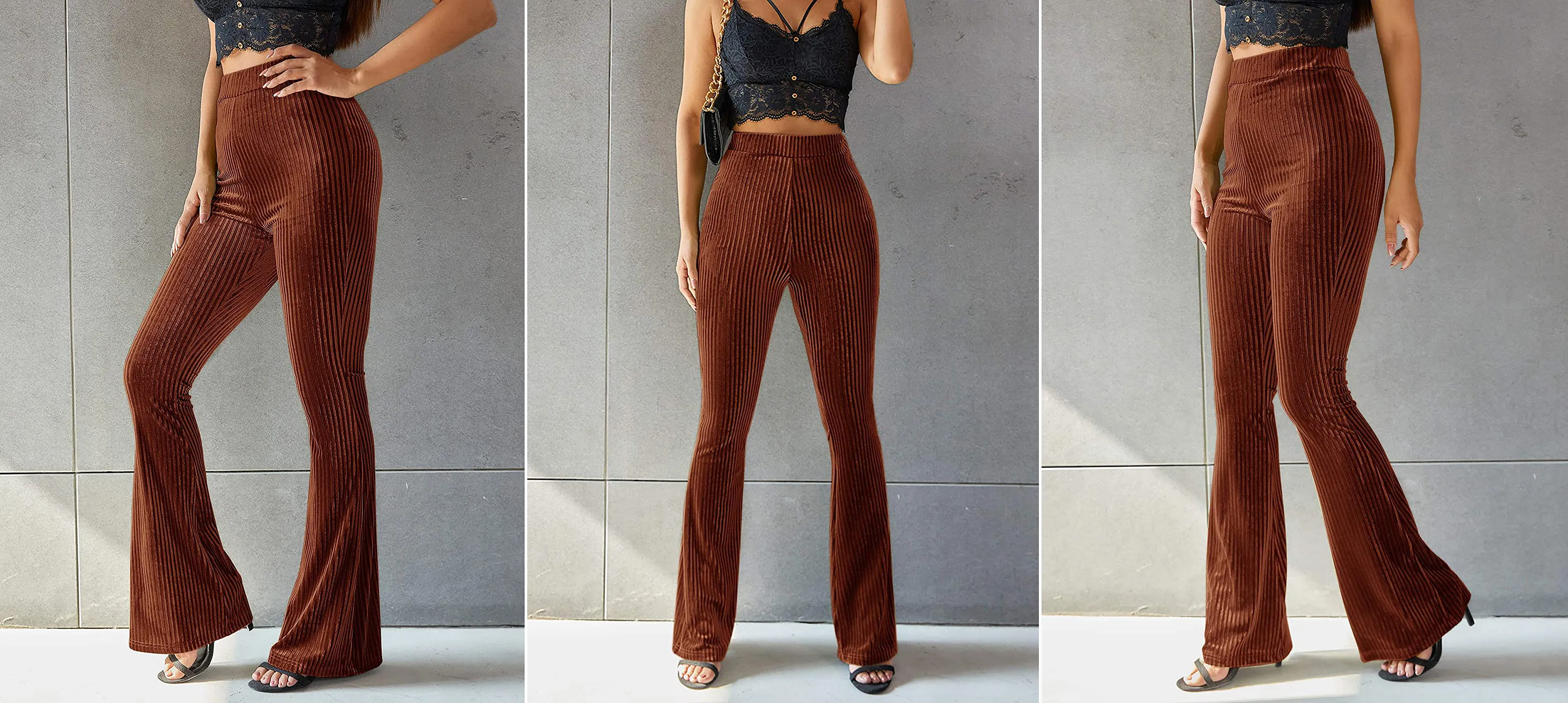 amazon-floerns-velvet-flare-pants