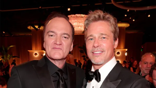 Brad Pitt Golden Globes 2023
