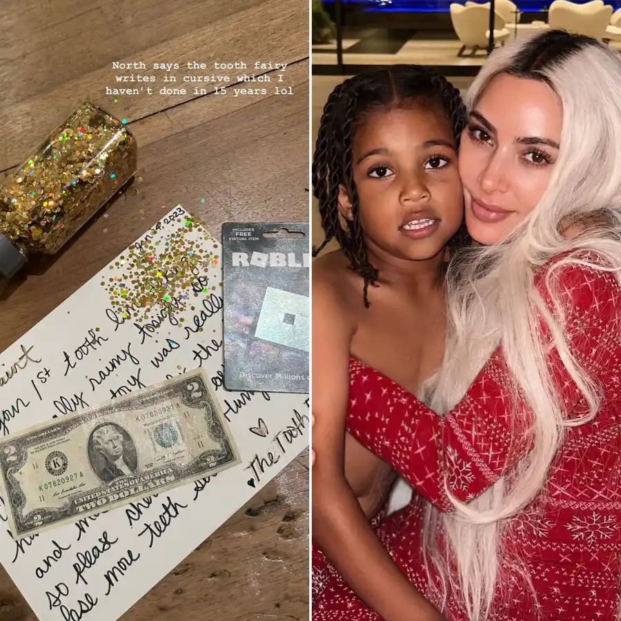 Kim Kardashian Leaves Tooth Fairy Treat After Son Saint Loses 1st Tooth