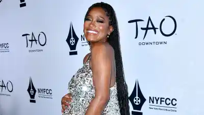 Dazzling Mama! Pregnant Keke Palmer Cradles Her Baby Bump on the Red Carpet