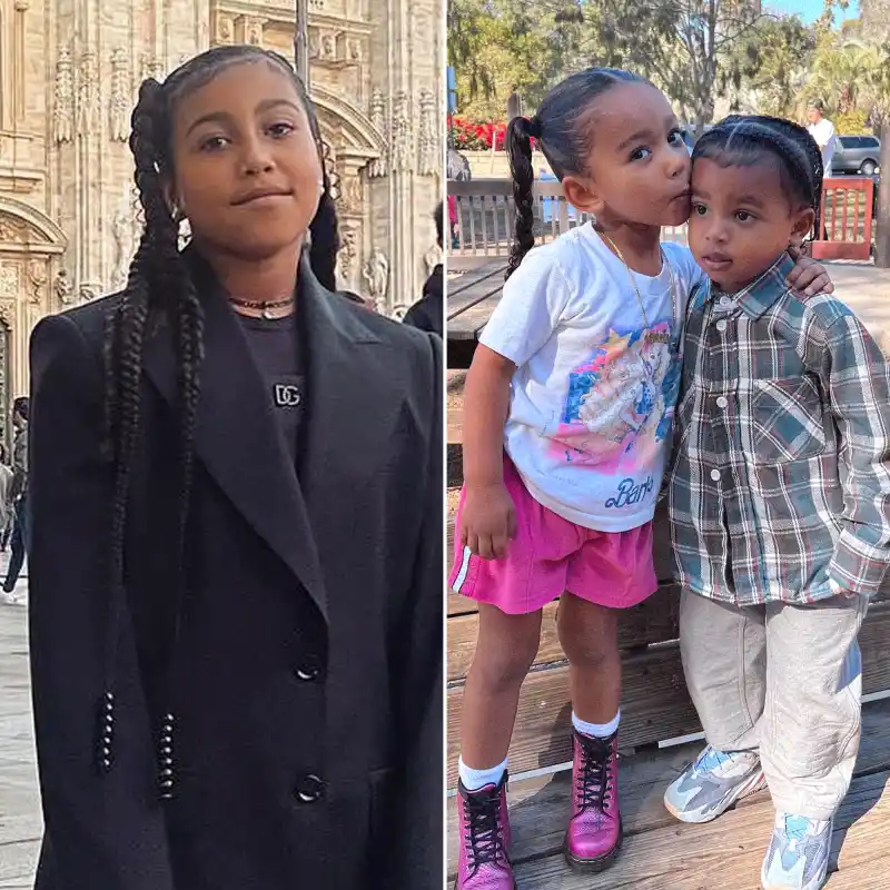North West Teaches Siblings Chicago and Psalm How to Make Milkshakes In Adorable TikTok