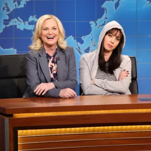 Amy Poehler Surprises Aubrey Plaza During 'SNL' Debut: Watch as They Reprise 'Parks & Rec' Roles