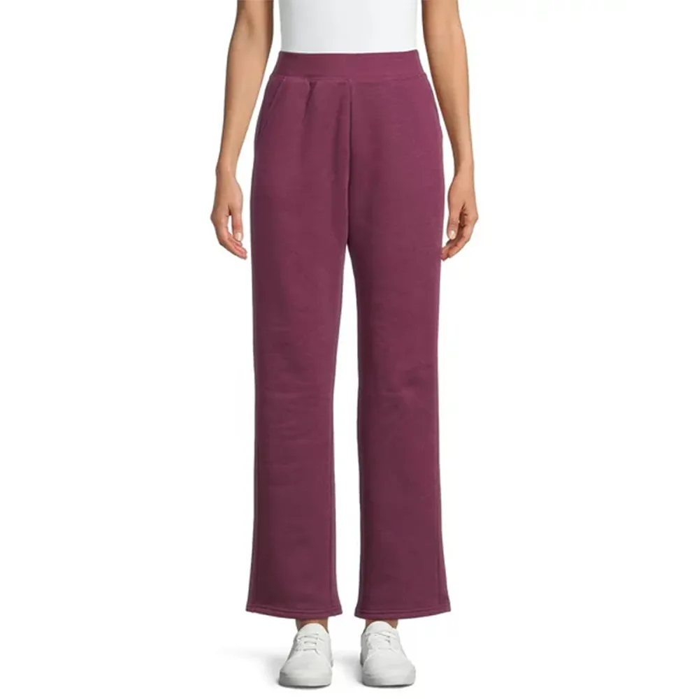 walmart-fleece-pants-purple-eggplant
