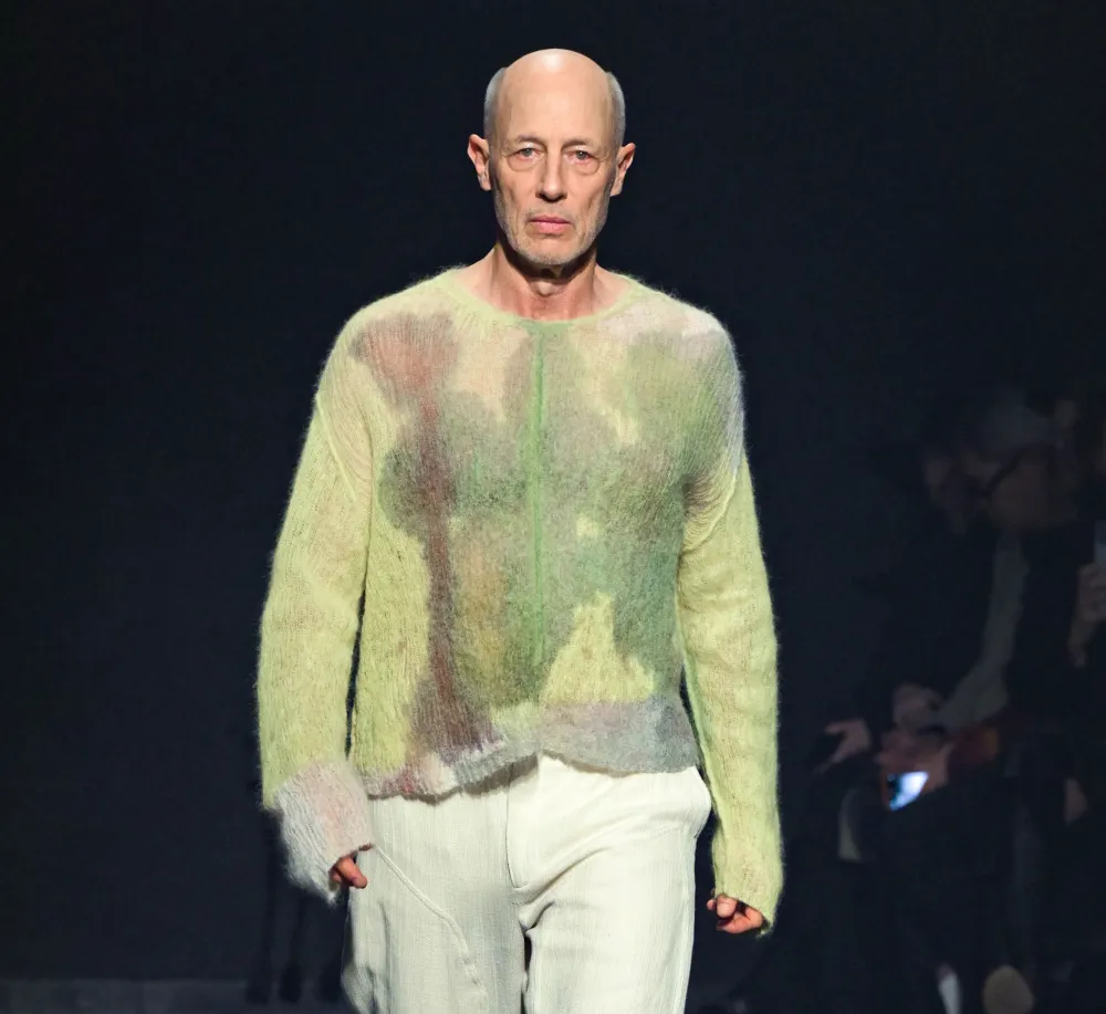 &lsquo;The White Lotus&rsquo; Star Jon Gries Makes Surprise Runway Appearance at New York Fashion Week close up