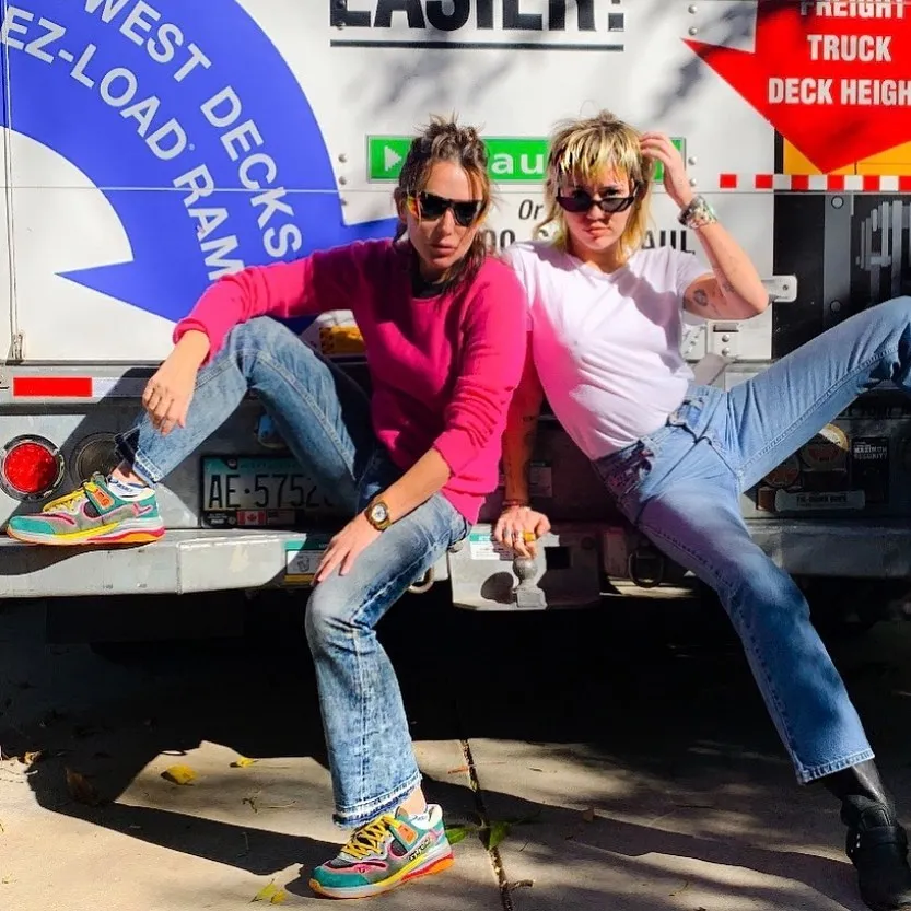 Sally Hershberger and Miley Cyrus