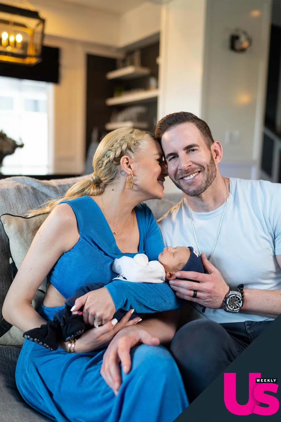 1st Photos! Heather Rae Young, Tarek Officially Introduce Son Tristan