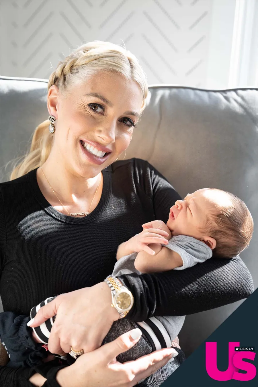1st Photos! Heather Rae Young, Tarek Officially Introduce Son Tristan
