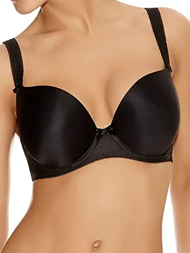 Freya Women's Deco Underwire Molded Plunge Bra, Black, 36GG