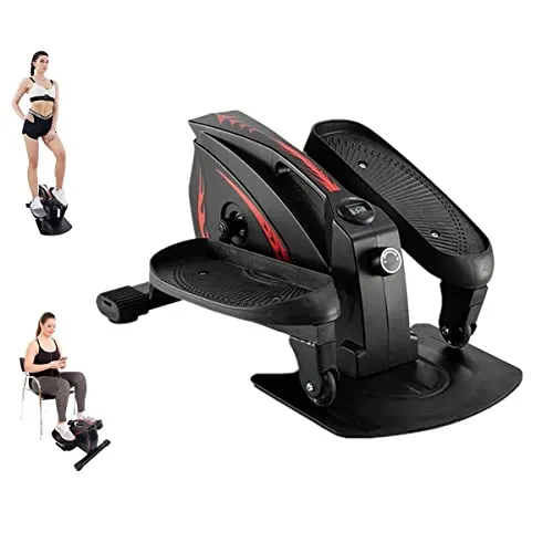 Under Desk Elliptical Machine, Mini Elliptical Machine, Elliptical Pedal Machine, Under Desk Pedal Exerciser, Compact Elliptical Machine Trainer with Non-Slip Pedal for Replica Luxury Handbag Office Workout, Black