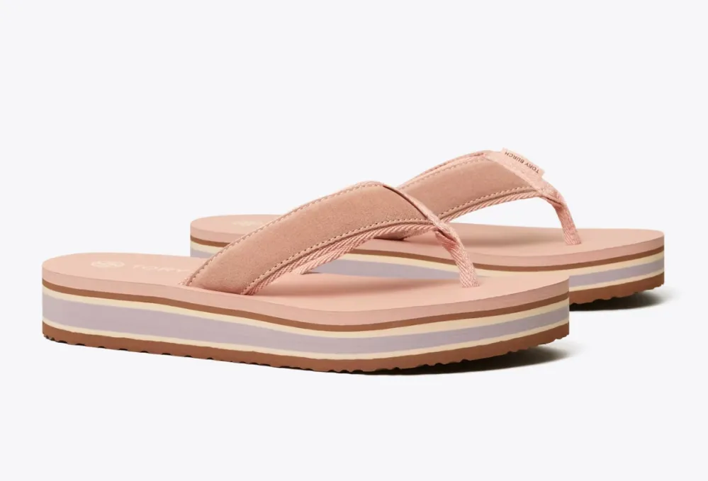 &rsquo;70s Platform Flip-Flop