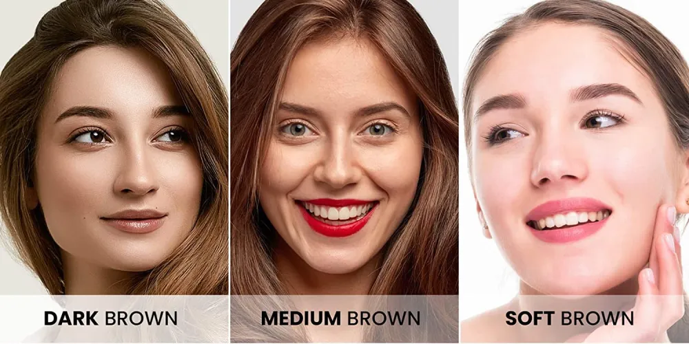 ANGIEHAIE Eyebrow Stamp Stencil Kit