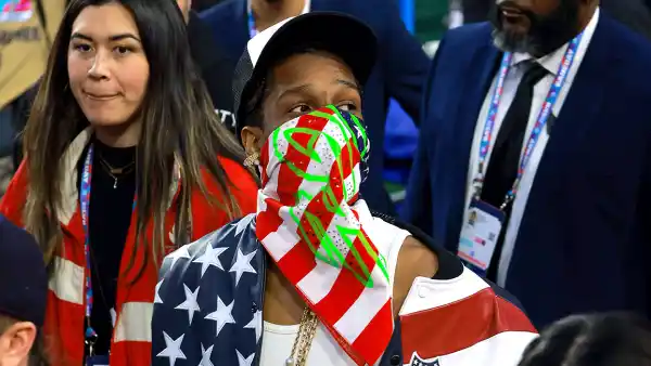 ASAP Rocky Attends 2023 Super Bowl to Support Rihanna's Halftime Show Performance - 737