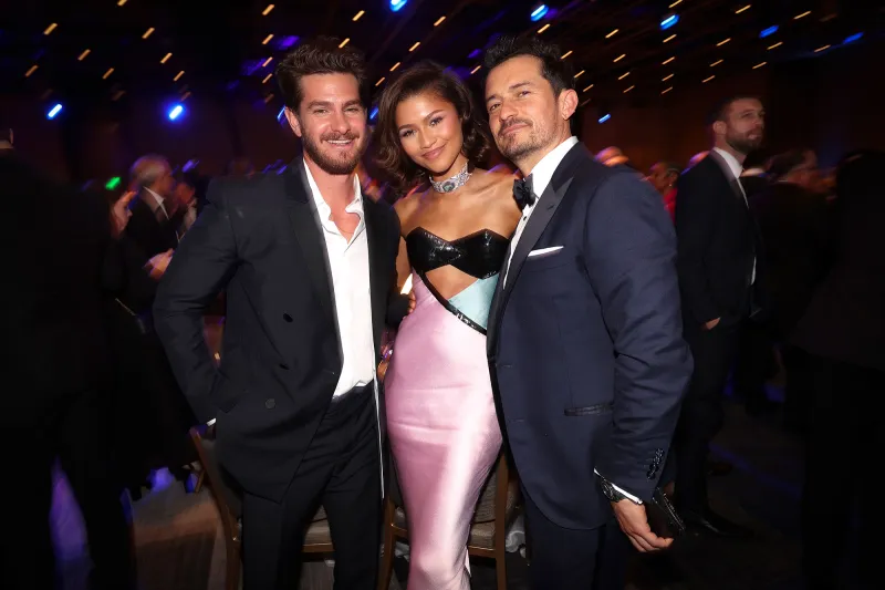 Andrew Garfield Zendaya Orlando Bloom Inside the 2023 SAG Awards