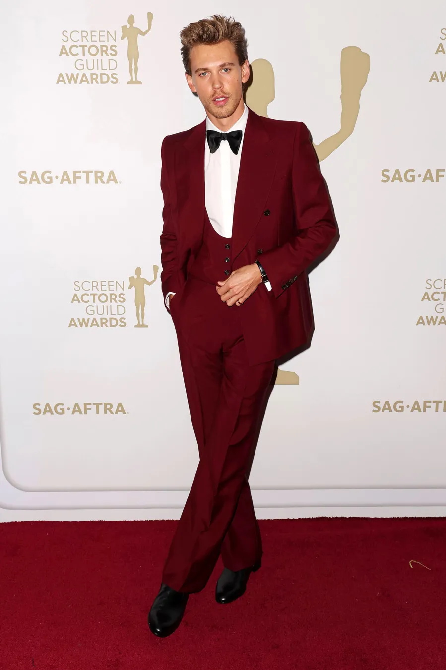 Austin Butler Red Carpet Sag Awards 2023