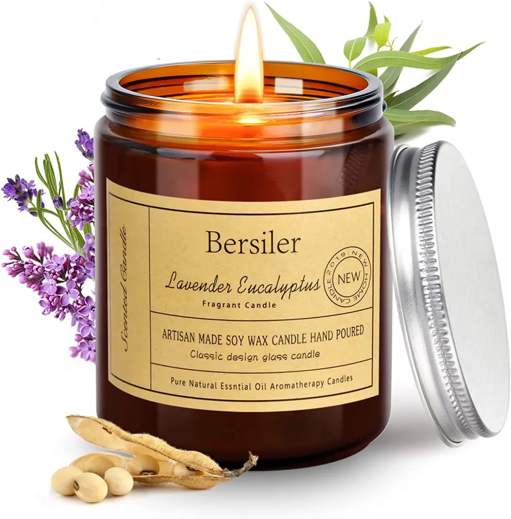 Bersiler Leavender Eucalyptus Aromatherapy Candle