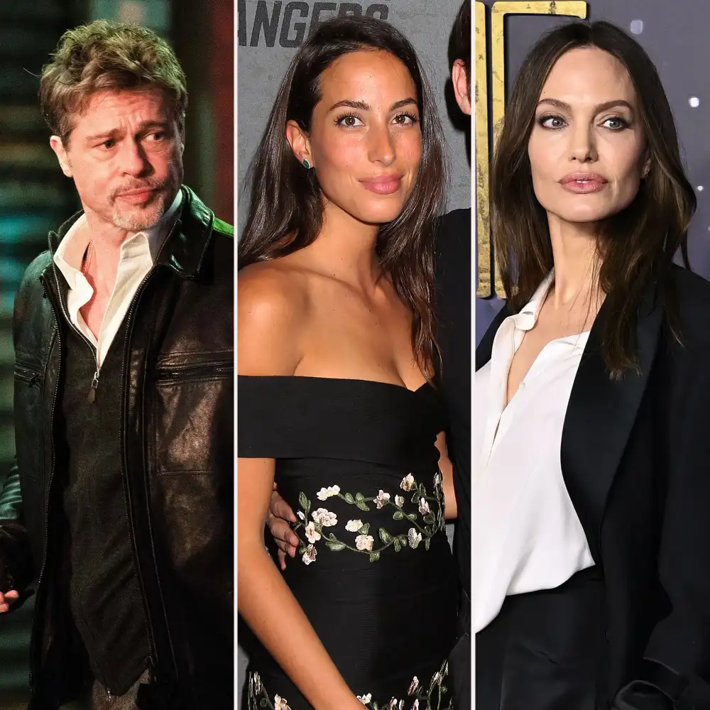 Brad Pitt Sees &lsquo;Long-Term Potential&rsquo; in His Romance With Ines de Ramon After Angelina Jolie Split: 'He Really Enjoys Being With Her' white shirt