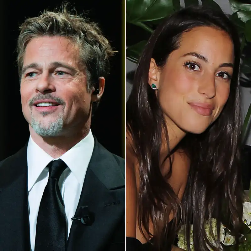 Brad Pitt Skips 2023 SAG Awards, Spends Time in Paris With Ines De Ramon: Details blue earring