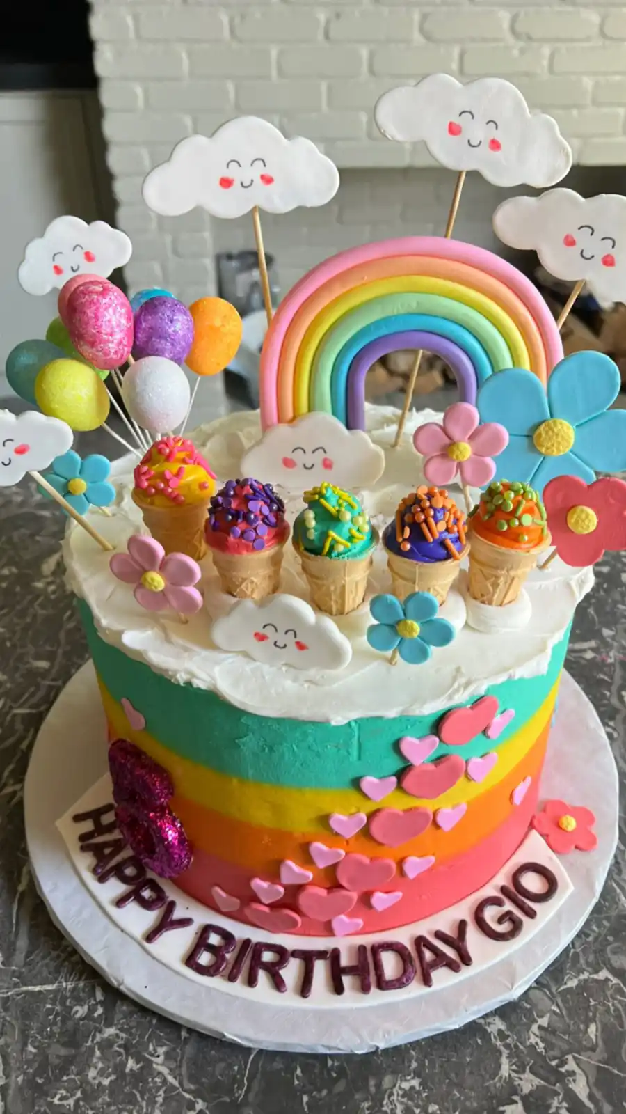 Celeb Kid Bday Gio Grace Levine