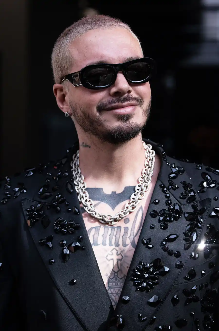 Celebs at Milan Fashion Week batman tattoo