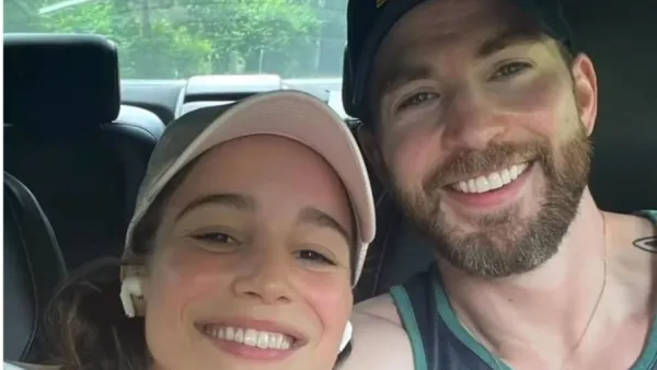 Chris Evans and Alba Batista