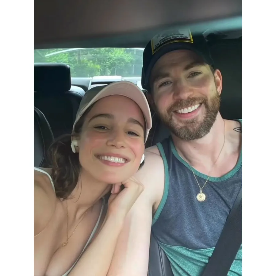 Chris Evans Shares Tribute to Girlfriend Alba Batista on Valentine's Day 10