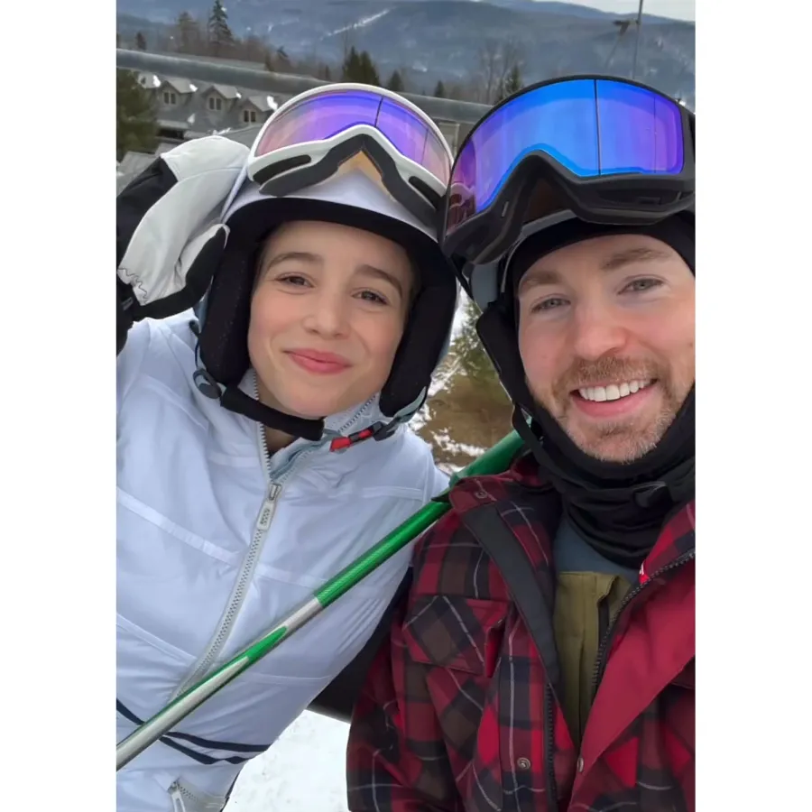 Chris Evans Shares Tribute to Girlfriend Alba Batista on Valentine's Day 3
