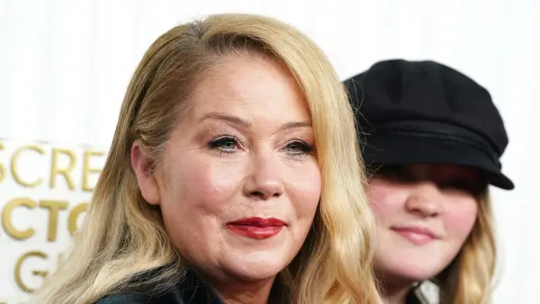 Christina Applegate Attends 2023 SAG Awards With Daughter Sadie After Hinting at Acting Retirement Amid Multiple Sclerosis Battle red lipstick