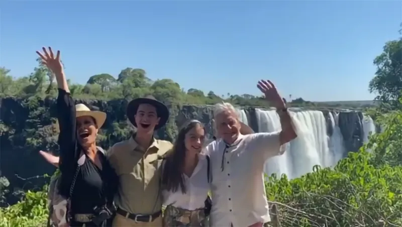 Michael Douglas Catherine Zeta-Jones Fam Album