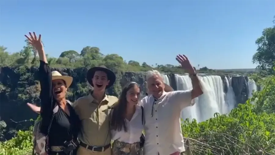 Michael Douglas Catherine Zeta-Jones Fam Album