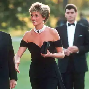 Details Behind Princess Diana’s Revenge Dress pearl necklace