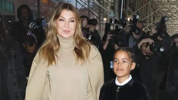 Ellen Pompeo Makes Rare Appearance With Daughter at Michael Kors Show