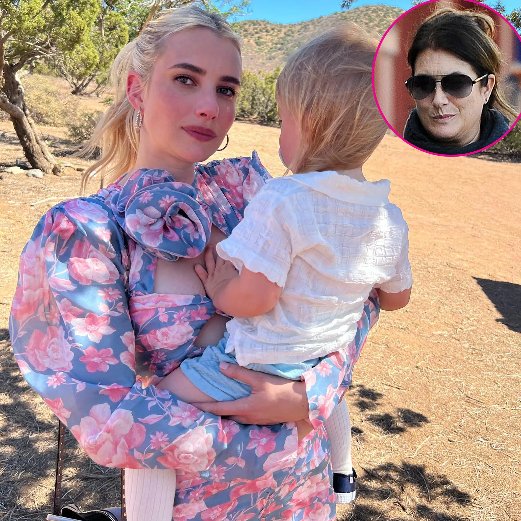 Emma Roberts Calls Out Mom Kelly Cunningham for Revealing Son Rhodes’ Face for 1st Time ‘Without Asking’