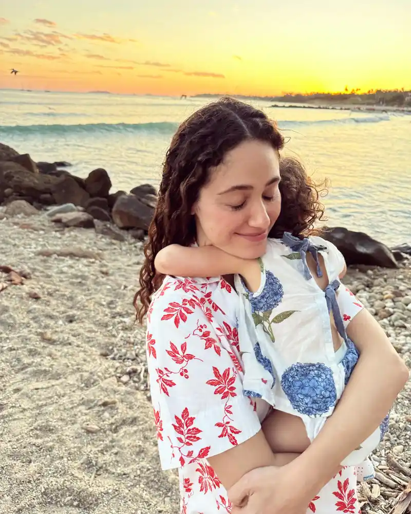 Emmy Rossums Rare Photos of Her and Sam Esmails Daughter February 2023