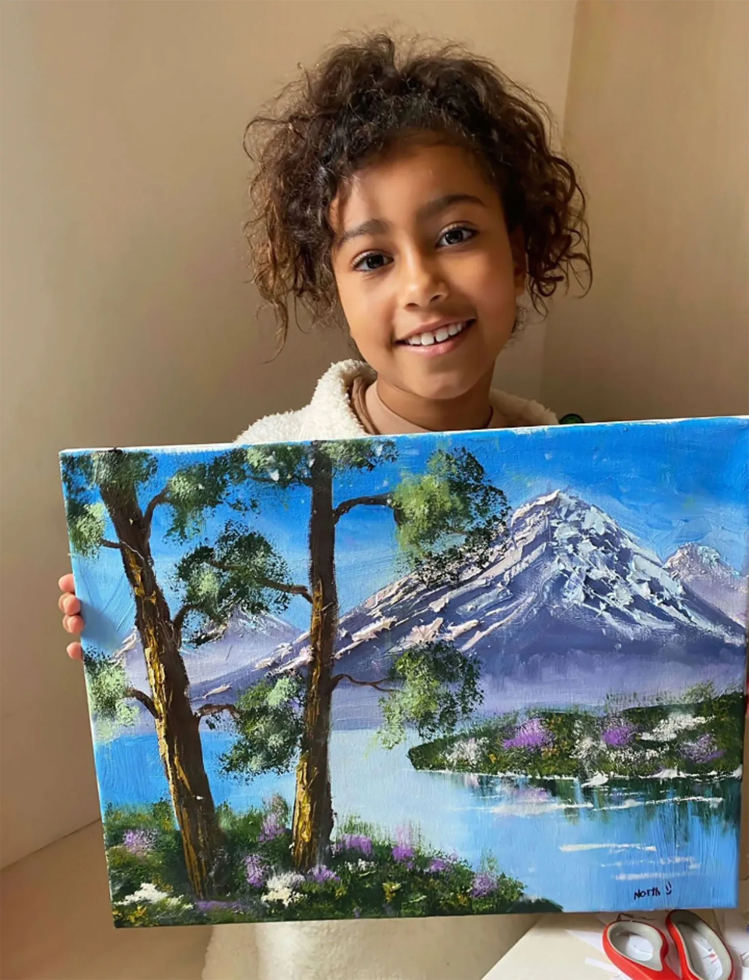 Every Time North West Has Shown Off Her Talented Art Skills bob ross