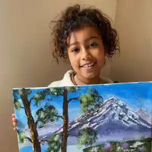 Every Time North West Has Shown Off Her Talented Art Skills bob ross