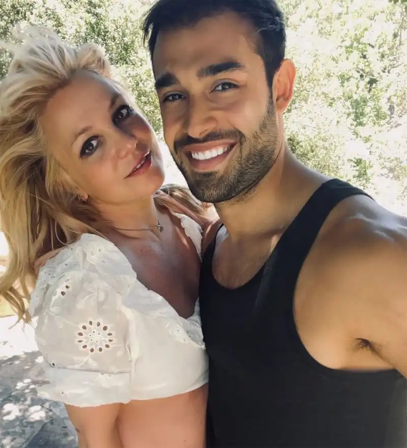 Every Time Sam Asghari Had Britney’s Back black tank