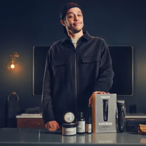 Feature Pete Davidson Jokes He Can’t Grow a Full Beard in Funny New Manscaped Ad